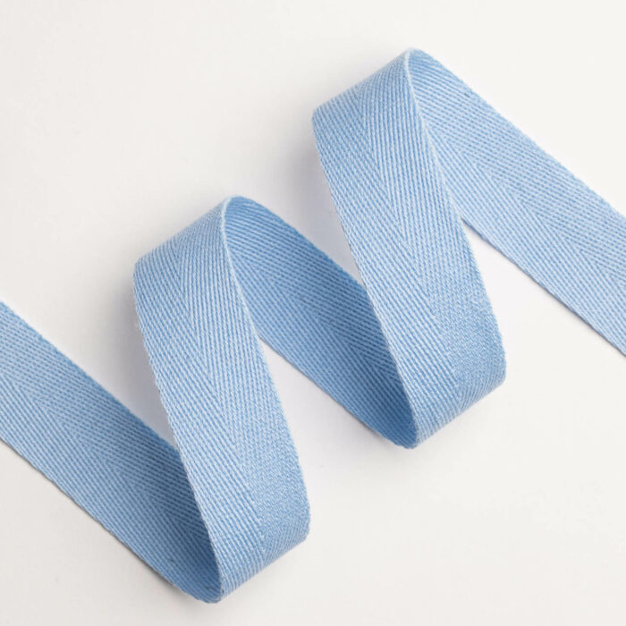 COTTON NECK TAPE 25MMX50MET BLUE L - Image 1