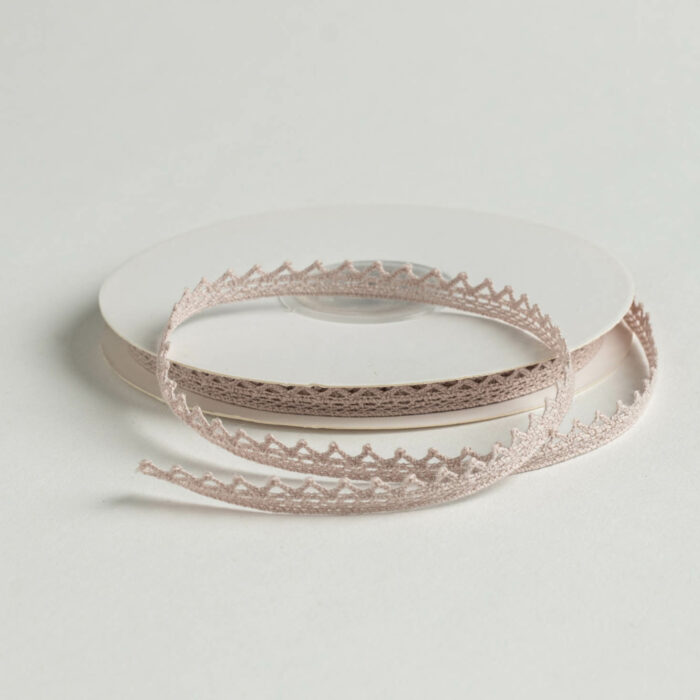 LACE RIBBON 8MMX10MET ANT MAUVE - Image 1