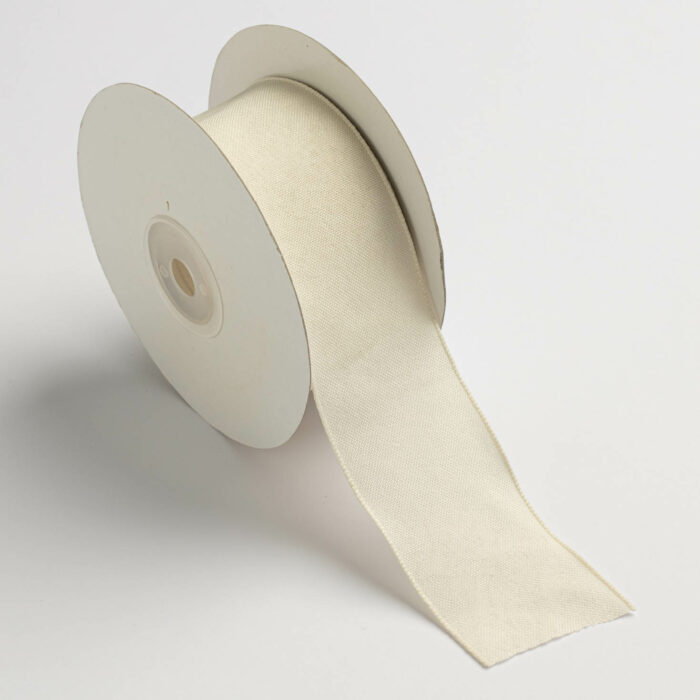 ΚΟΡΔΕΛΑ ΥΦΑΣΜΑΤΙΝΗ MATT   38MMX10MET IVORY - Image 1