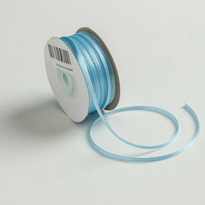 ΚΟΡΔΕΛΑ ΣΑΤΕΝ ΔΙΠΛΗΣ ΟΨΗΣ  3MMX100MET BLUE L - Image 1