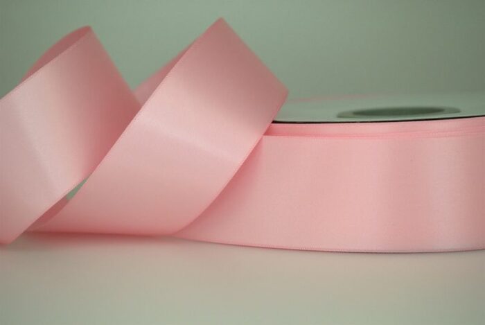 ΚΟΡΔΕΛΑ ΣΑΤΕΝ ΔΙΠΛΗΣ ΟΨΗΣ ΜΕ ΟΥΓΙΑ   38MMX50MET PINK L - Image 1