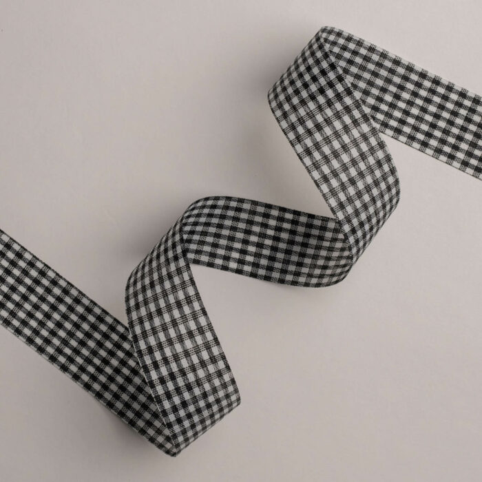 ΚΟΡΔΕΛΑ SCOTCH ΑΠΛΗ 25MMX45MET WHITE-BLACK - Image 1