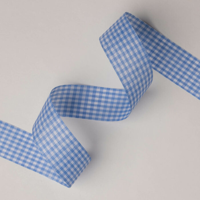 SCOTCH RIBBON 25MMX45MET WHITE-BLUE L - Image 1