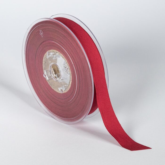 ΚΟΡΔΕΛΑ ΒΑΜΒΑΚΕΡΗ ΚΑΜΒΑΣ S 15ΜΜ BURGUNDY - Image 1