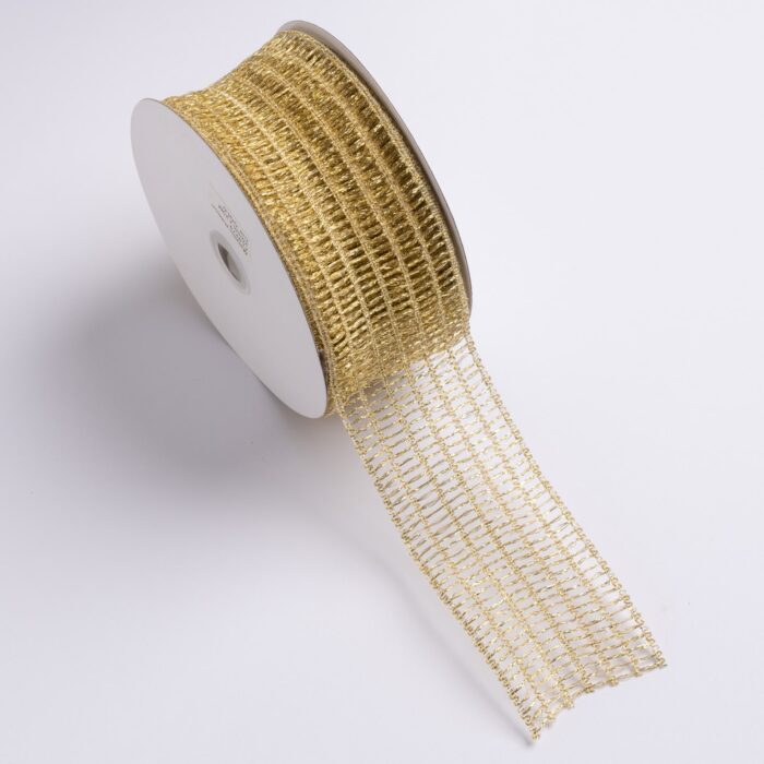 ΚΟΡΔΕΛΑ ΔΙΧΤΥ ΝοFL9279 60MMX20MET GOLD MET - Image 1