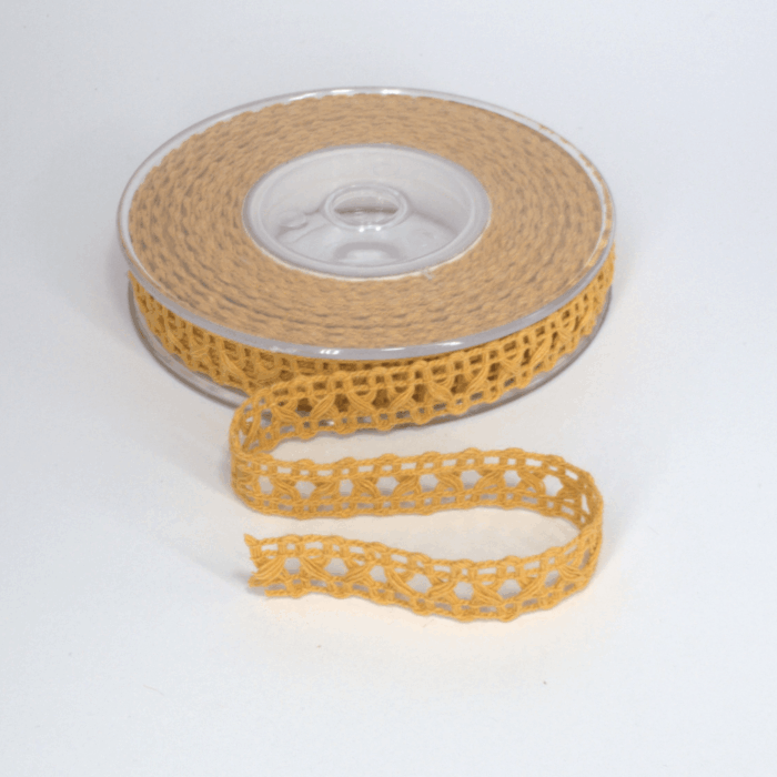 COTTON LACE Νο5885 15ΜΜΧ10ΜΕΤ GOLD - Image 1