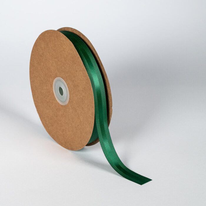 ΚΟΡΔΕΛΑ ΣΑΤΕΝ ΜΕ ΓΚΡΟ  15MMX50MET GREEN D - Image 1